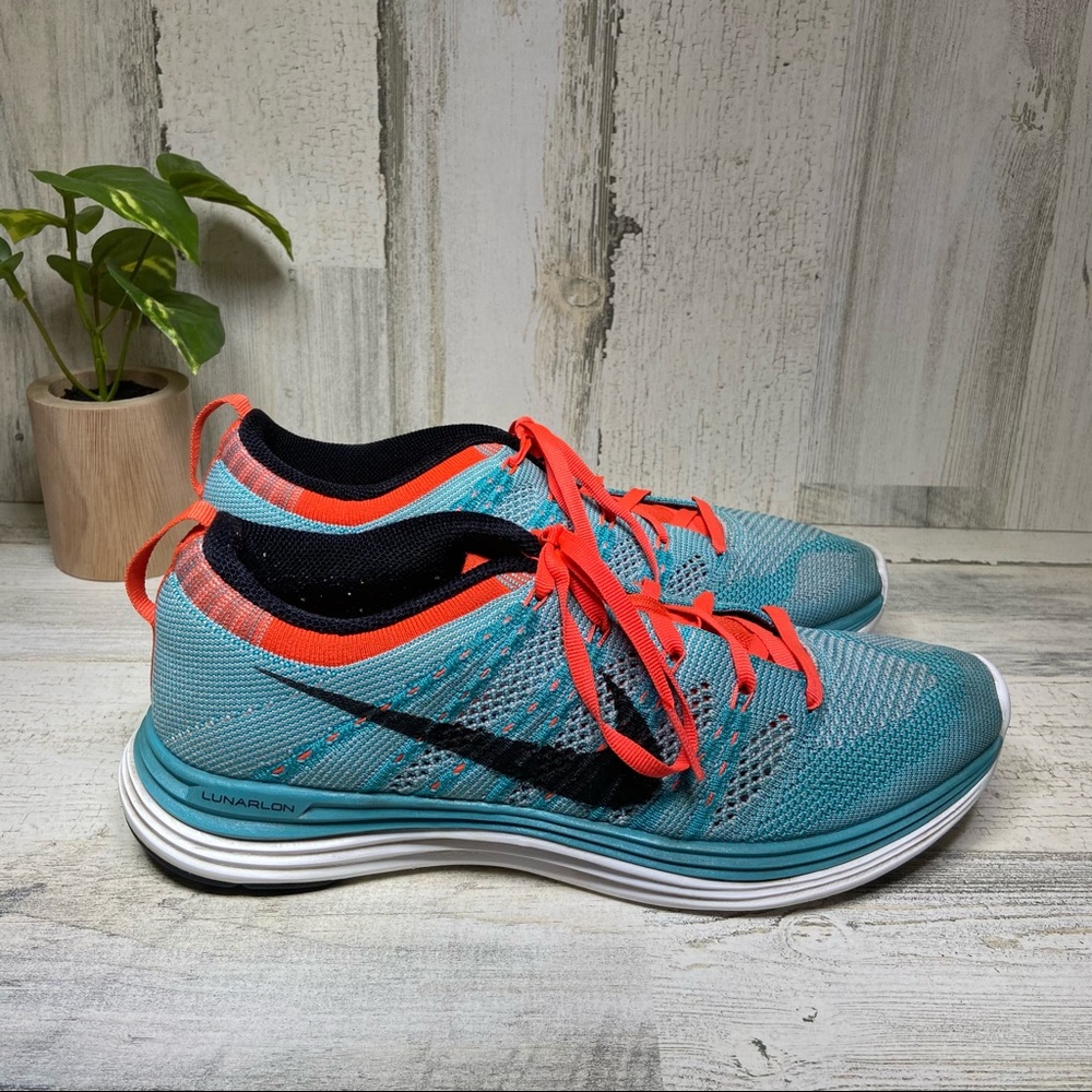 Nike Flyknit Lunar1 Sport Turquoise Running Shoes